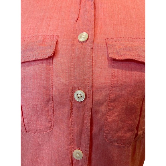 Womens J Crew The Perfect Shirt Pink XS Classic Preppy Button Down Long Sleeve - Picture 4 of 12